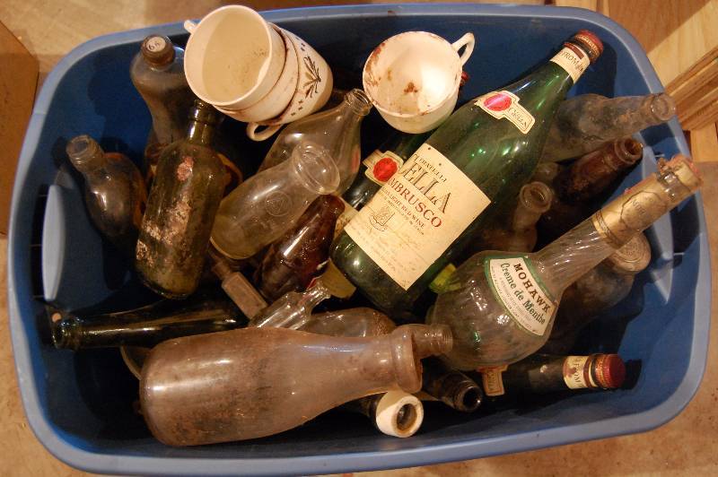 lot 456 image: Assorted Glass Bottles and Jars