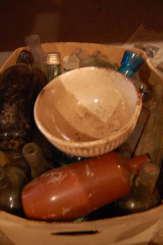 lot 459 image: Assorted Glass Bottles and Jars