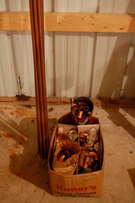 lot 477 image: Copper Pipes and Fittings