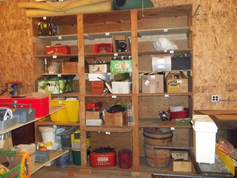 lot 600 image: Hand Made Shelves