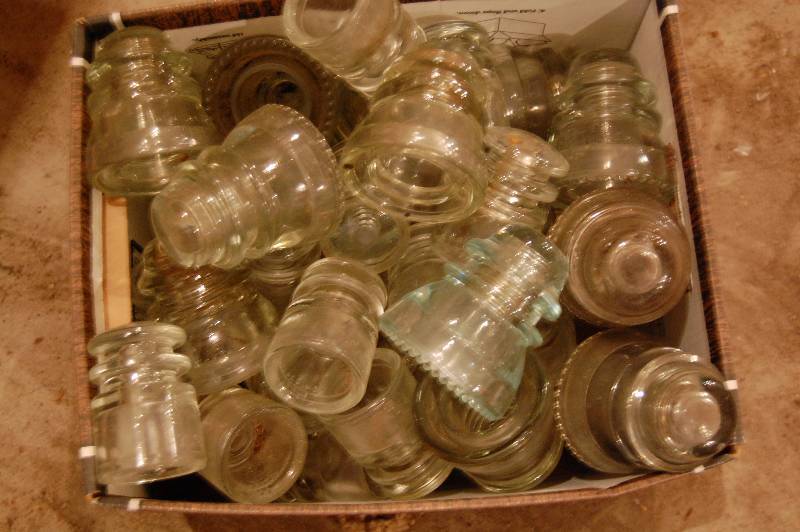 lot 527 image: Glass Insulators