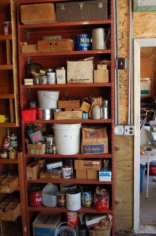 lot 693 image: Metal Shelf without Contents
