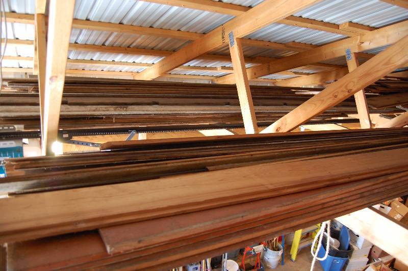 lot 702 image: Lumber in Rafters