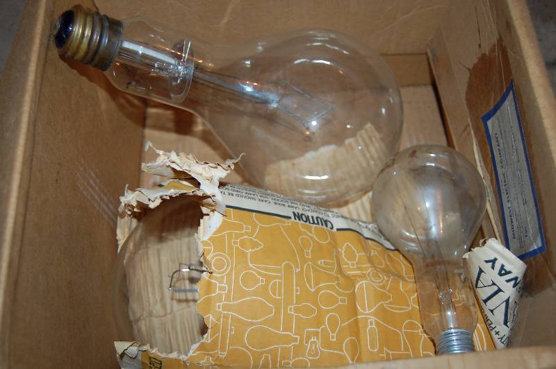 lot 851 image: Extra Large Light Bulbs