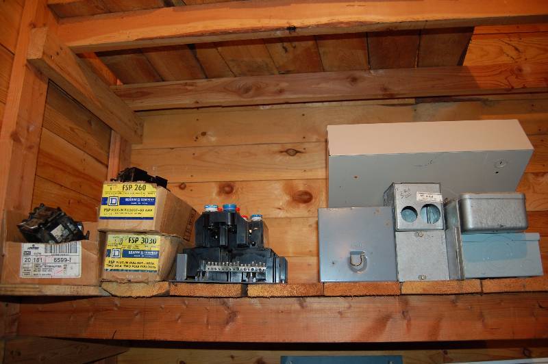 lot 862 image: Misc Fuse Panel Parts and Boxes