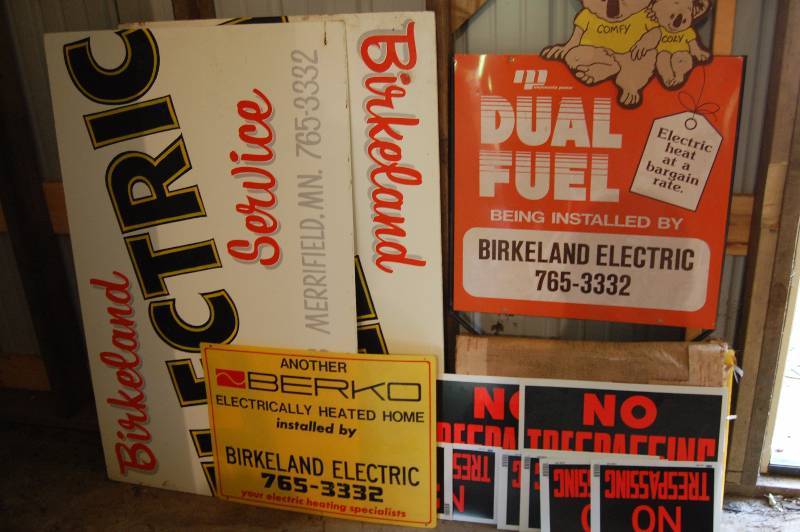lot 954 image: Misc Signs