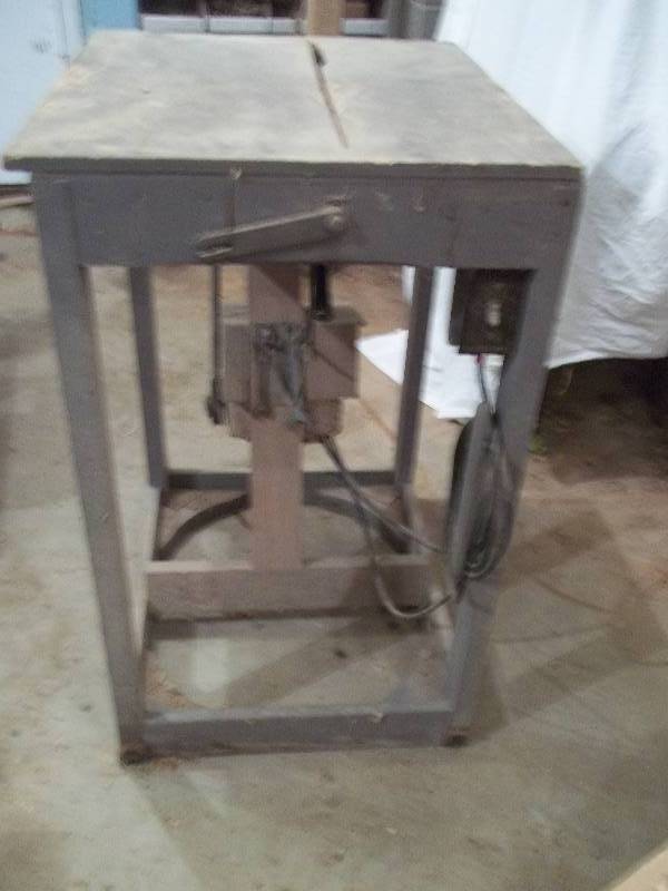 lot 919 image: Homemade Radial Arm Saw