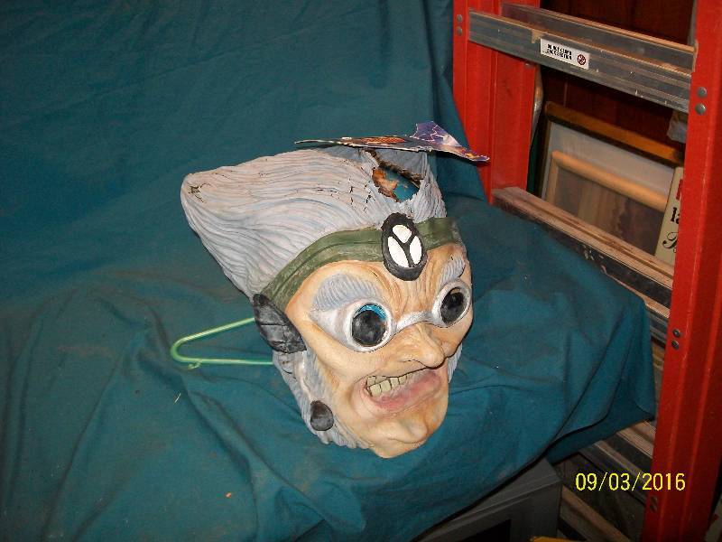 lot 44 image: Adult Costume Mask Rob Liefelds Youngblood Troll. Rubies #3119