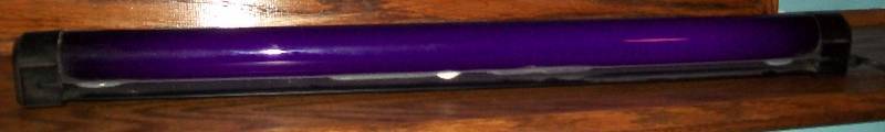 lot 96 image: Decoration Portable Black Light with cord. Approximately 25 x 2. Plugs in & Lights Up