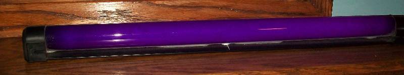 lot 97 image: Decoration Portable Black Light with cord. Approximately 25 x 2. Plugs in & Lights Up.