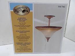 lot 4 image: Hampton Bay Chester Semi Flush Mount