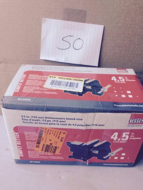 lot 50 image: Bessey 4.5 bench Vise
