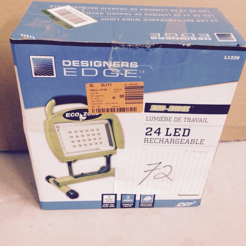 lot 72 image: Designer Edge 24 LED Rechargeable Light