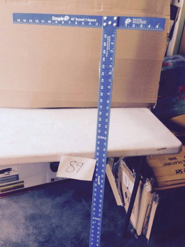 lot 89 image: Empire 48 in. Drywall T-Square