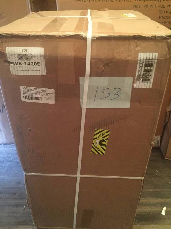 lot 153 image: STP 14,000 BTU Portable Air Conditioner ad 11,000 BTU heating unit all in one unit BRAND NEW Sealed Box