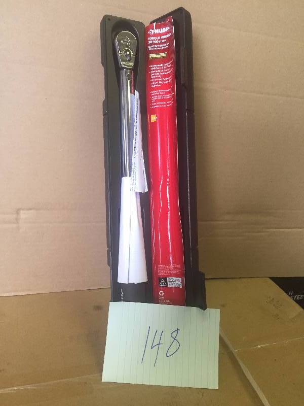lot 148 image: Husky 20-100 ft. lbs. 38 in. Drive Torque Wrench