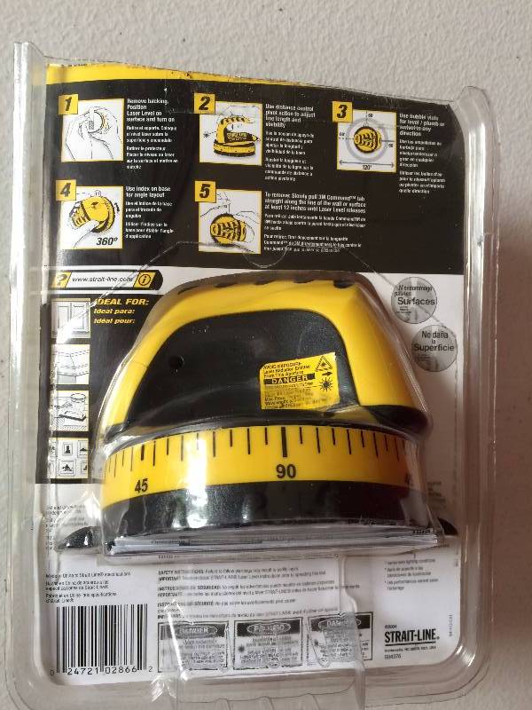 New Strait-Line Laser Level