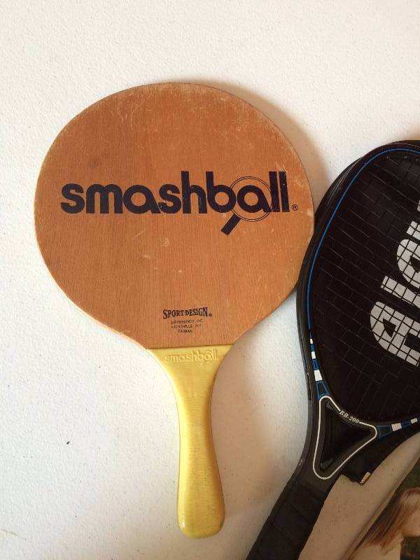 Sports Lot - Vintage Ajay Rackets - Smashball Paddles & Sportcraft - Nice Condition