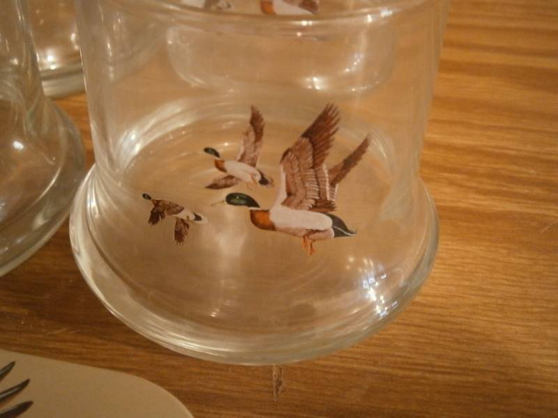 (8) Whiskey Glasses (4) Coasters
