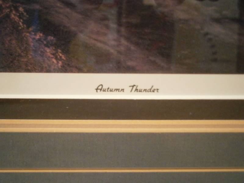 Jesse Barnes Autumn Thunder Print & Frame