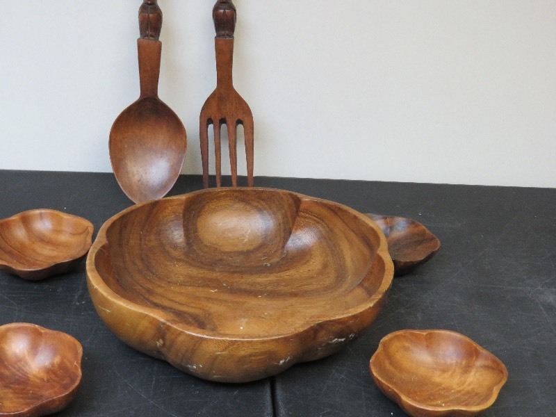 Wood Salad bowls