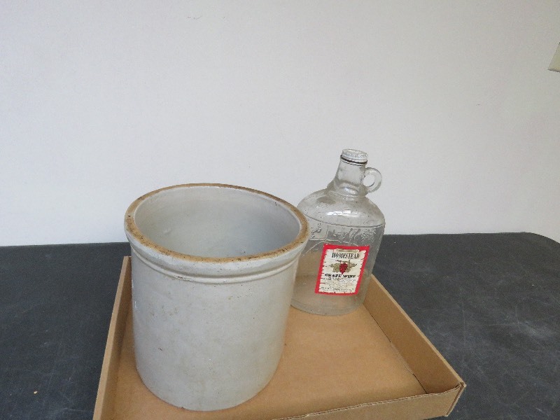 Crock and Vintage Jug
