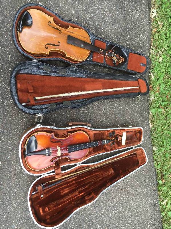 lot 25 image: Pair of Violins