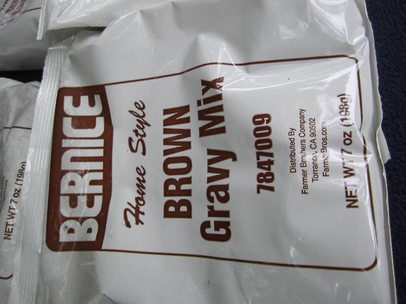 6 Bernice brown gravy mix pouches ...