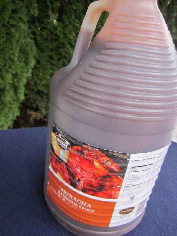 one gallon of superior sricacha bar...