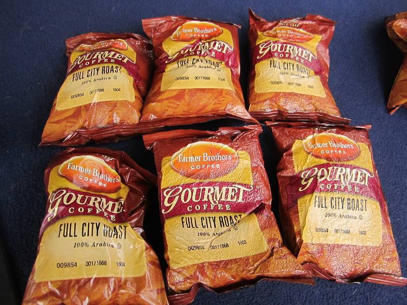 6 packs of farmers brothers gourmet...
