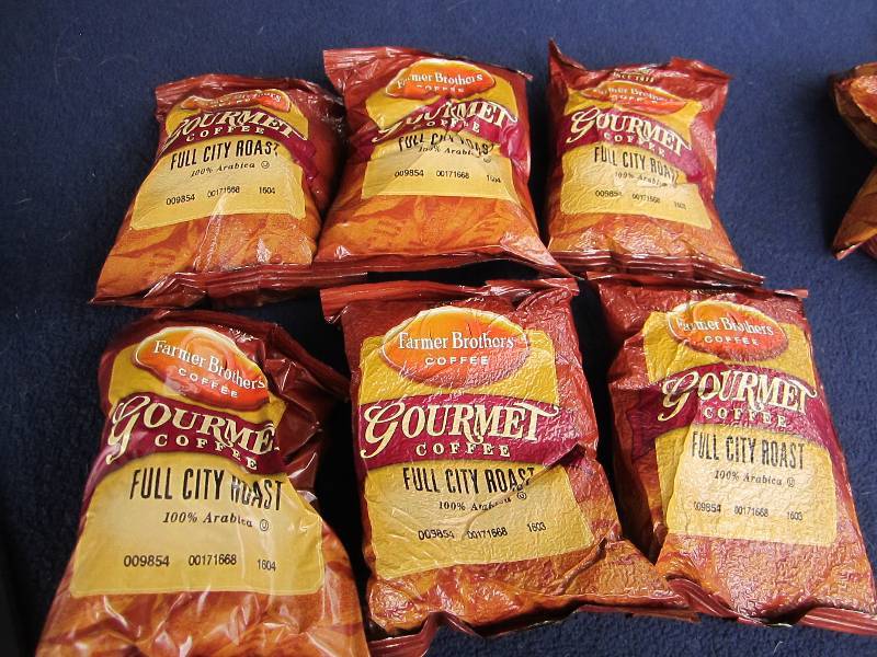 6 packs of farmers brothers gourmet...