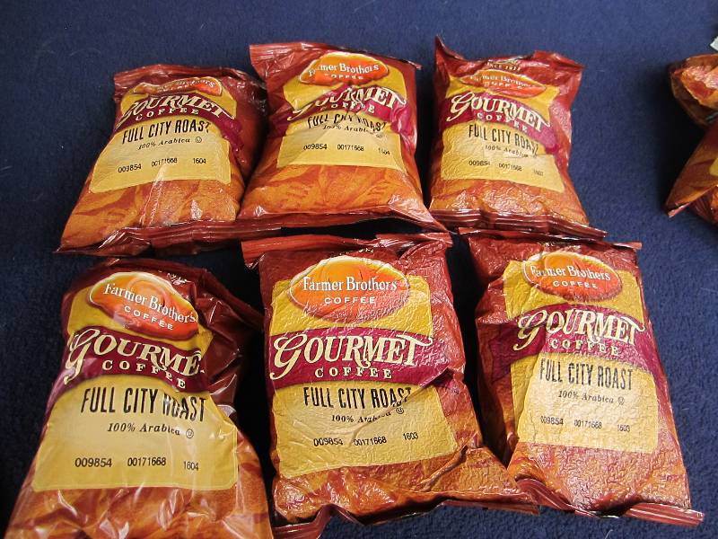 6 packs of farmers brothers gourmet...