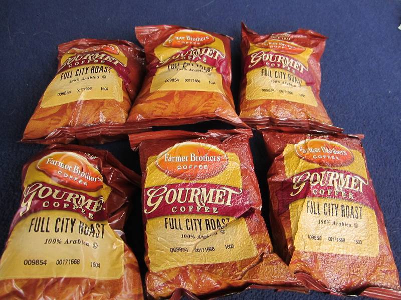 6 packs of farmers brothers gourmet...