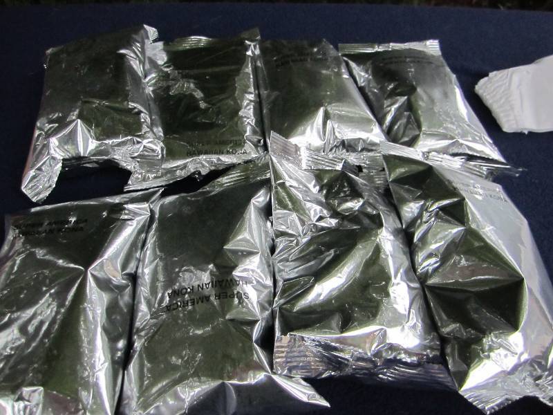 8 pouches of super america hawaiian...