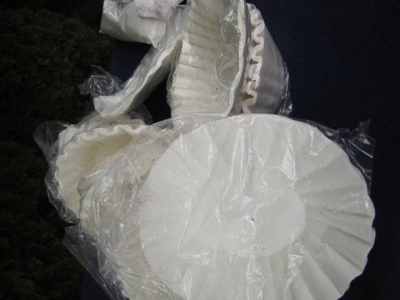 Assorted coffee filters- different ...