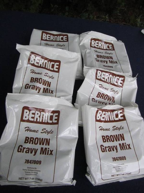 6 Bernice Home style gravey mix 7oz...