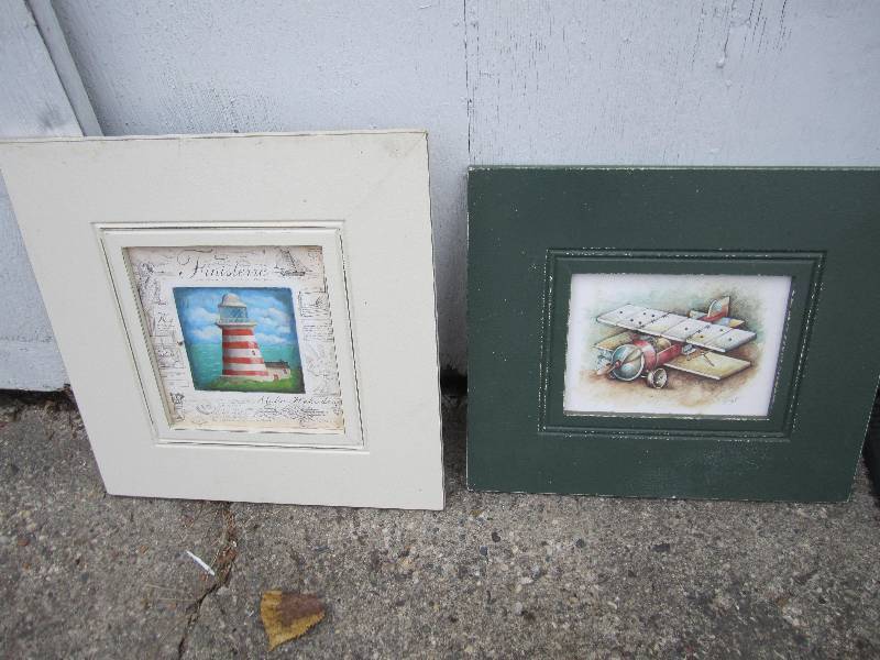 lot 47 image: 2 Framed art pieces...