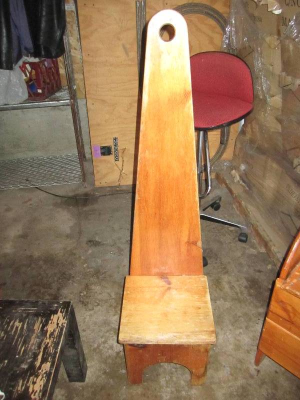 lot 70 image: Chair, 4 tall...