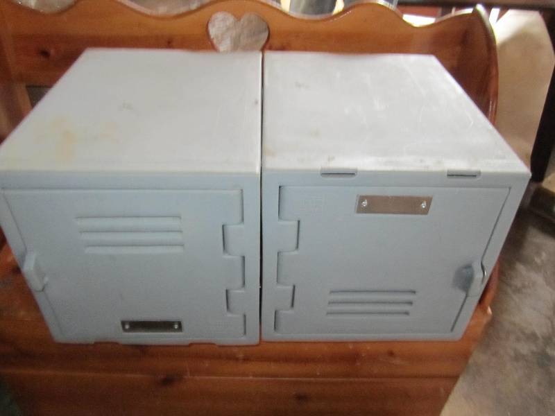lot 71 image: 2 storage lockers, 12 x 12 x 15 ea...