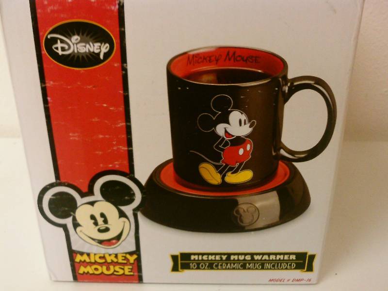 lot 48 image: Disneys Mickey Mouse mug warmer, mug NIB