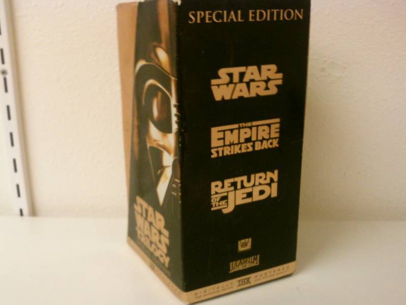 lot 57 image: The Star Wars trilogy special edition VHS