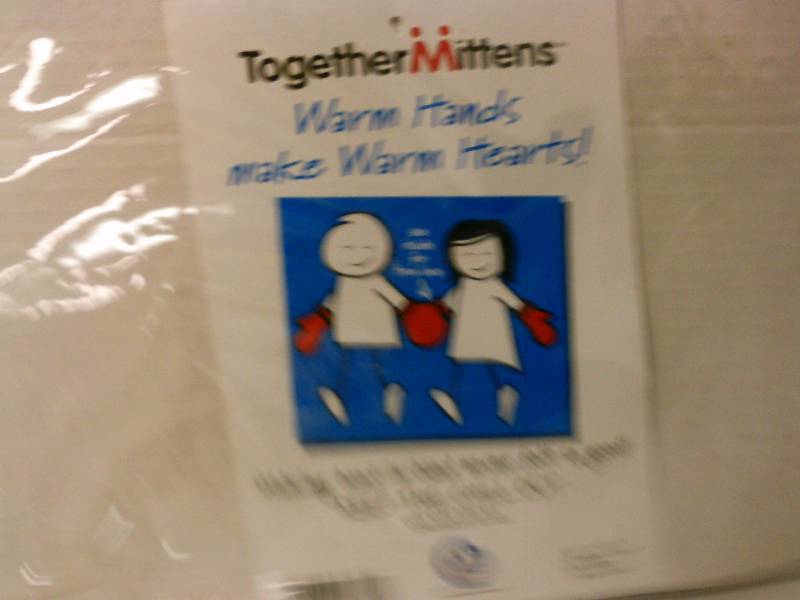 lot 107 image: Together Mittens Hand Holding Gloves