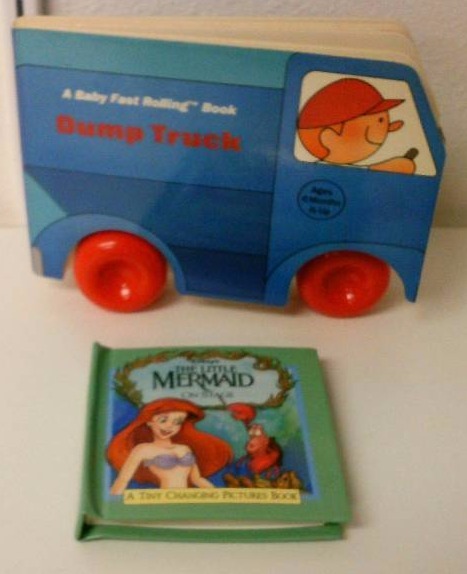 lot 113 image: Little Mermaid and Truck with wheels book