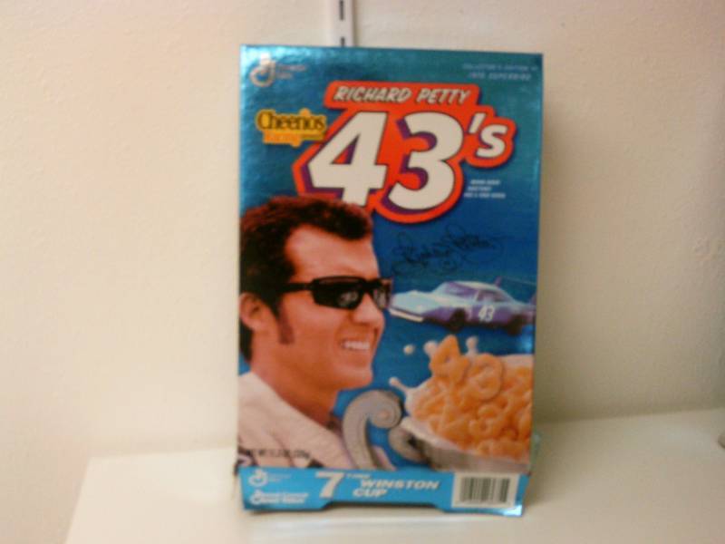 lot 137 image: Richard Petty, Collectible Cereal Box
