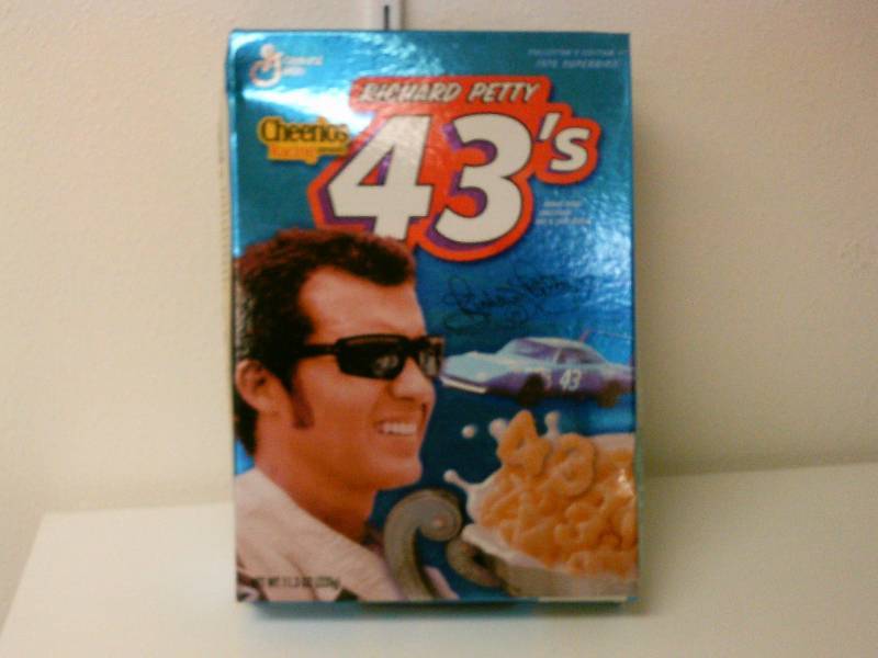 lot 139 image: Richard Petty, Collectible Cereal Box
