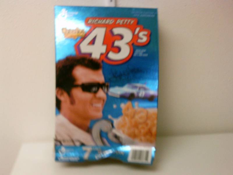 lot 140 image: Richard Petty, Collectible Cereal Box
