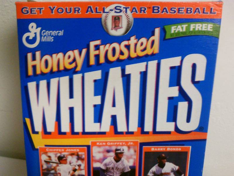 lot 151 image: Wheaties, All Stars, collectible cereal box