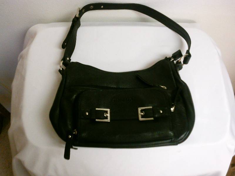 lot 165 image: Stone and Co. black leather bag