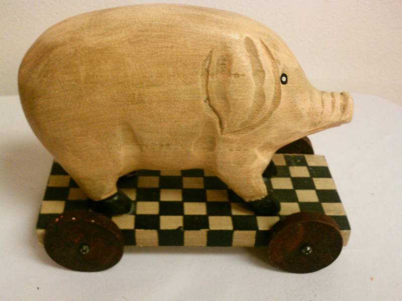 lot 188 image: Americana Art Dcor, Pig