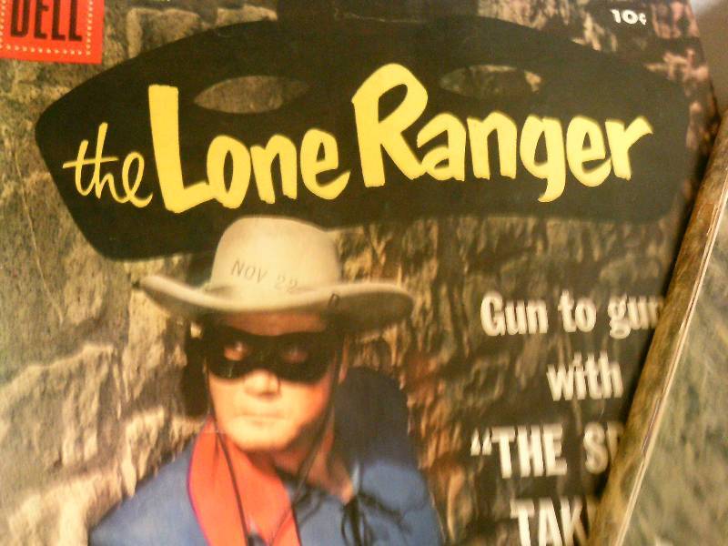 lot 218 image: Lot of 7, Vintage Comic Books, The Lone Ranger, Jan. 58 Edition